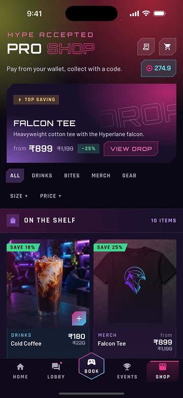 DriftBuddy: Shop